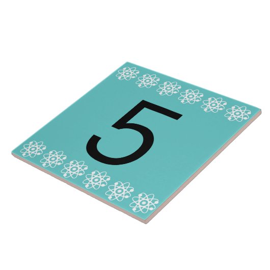 原子番号のタイル タイル (側面)