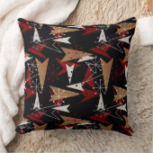 原子矢印 |世紀中頃モダン | 50年代スタイル クッション (ブランケット)