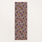 原子矢印 | 50年代スタイル |世紀中頃モダン ヨガマット (裏面)