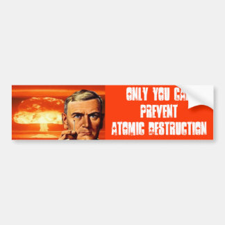 原子破壊 バンパーステッカー