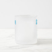 原子科学の花型女性歌手 フロストグラスマグカップ (中央)