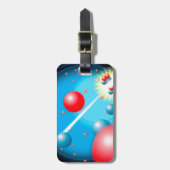 原子科学物理学の分裂 ラゲッジタグ (正面縦)