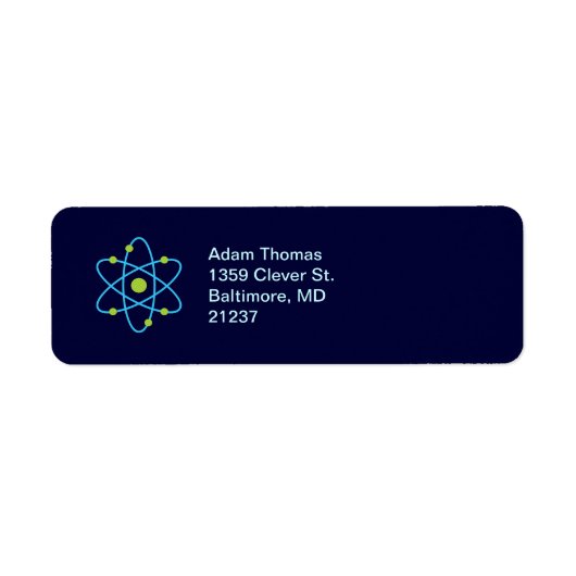 原子科学 ラベル (正面)