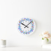 原子粒子分子科学テーマ ラウンド壁時計 (ホーム)