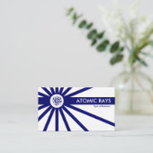 原子線 – ダークブルーアンチ – 物質 名刺 (スタンド正面)
