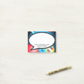 原子言語気泡科学先生の分割 ポストイット (デスク上)