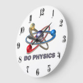 原子記号 ラージ壁時計 (傾斜)