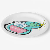 原子調理器デザイン紙プレート ペーパープレート (アングル)