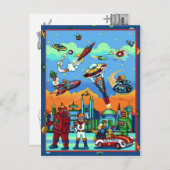 原子都市はがき ポストカード (正面/裏面)