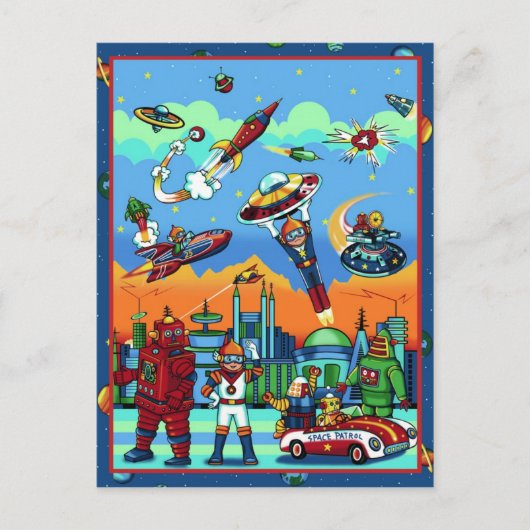 原子都市はがき ポストカード (正面)