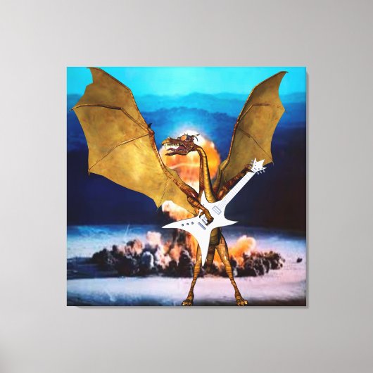 原子龍 キャンバスプリント (正面)