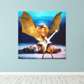 原子龍 キャンバスプリント (インサイチュ (ウッドフロア))