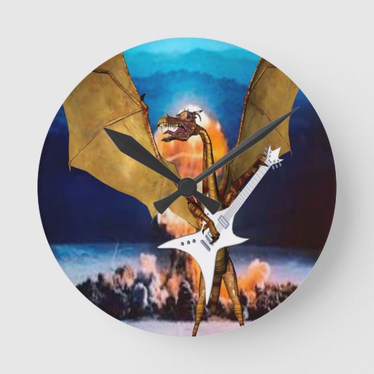 原子龍 ラウンド壁時計 (正面)