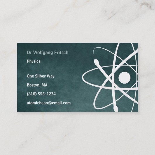 原子|の科学者 名刺 (正面)