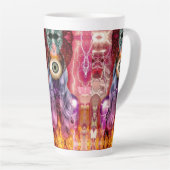 原子 カフェラテマグ (右アングル)