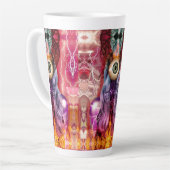 原子 カフェラテマグ (左アングル)