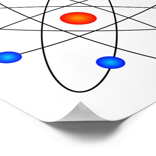 原子 ポスター (角)