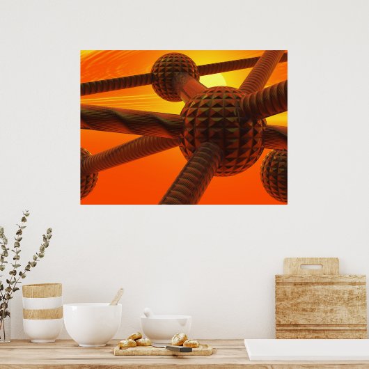 原子 ポスター (キッチン)