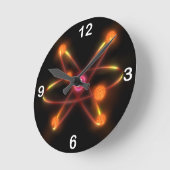 原子 ラウンド壁時計 (傾斜)