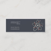 原子-科学者の名刺 スキニー名刺 (裏面)
