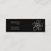 原子-科学者の名刺 スキニー名刺 (裏面)