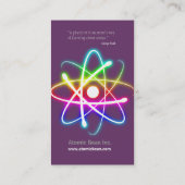 原子-科学者の名刺 名刺 (裏面)