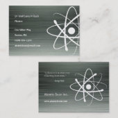 原子-科学者の名刺 名刺 (正面/裏面)