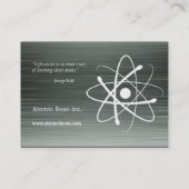 原子-科学者の名刺 名刺 (裏面)