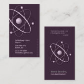原子-科学者の名刺 名刺 (正面/裏面)