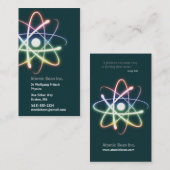 原子-科学者の名刺 名刺 (正面/裏面)