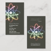 原子-科学者 名刺 (正面/裏面)
