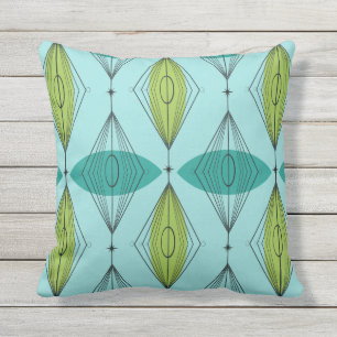 原子Ogeeおよびスターバストの屋外の枕 クッション