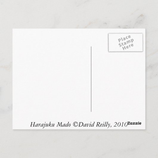 原宿まど ポストカード (裏面)