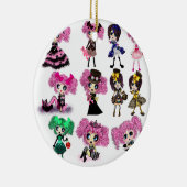 原宿ガールズ-ロリータファッション セラミックオーナメント (右)