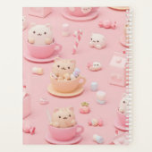 原宿スタイル:Natasha Usによるカップの子猫 プランナー手帳 (裏面)