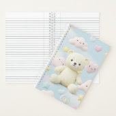 原宿スタイル:Natasha Usによる雲と星 ノートブック (内側)