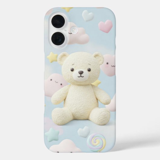 原宿スタイル:Natasha Usによる雲と星 Case-Mate iPhoneケース (裏面)