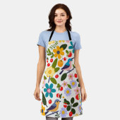 原宿パターン エプロン (着用した状態)