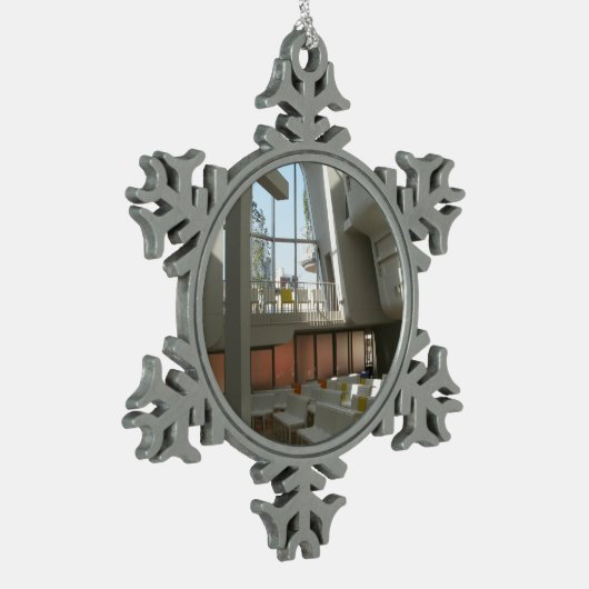 原宿プロテスタント教会 スノーフレークピューターオーナメント (左)