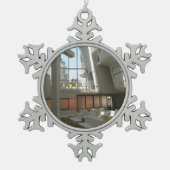 原宿プロテスタント教会 スノーフレークピューターオーナメント (正面)