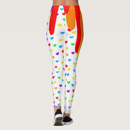 原宿レインボーカラーレギンス レギンス (裏面)