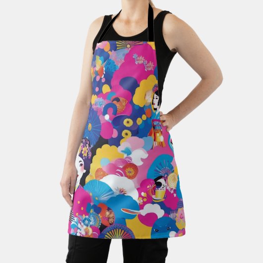 原宿柄 エプロン (インサイチュ)