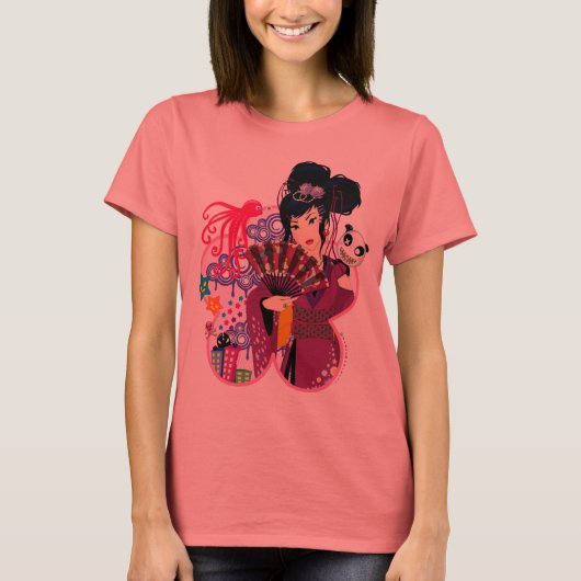 原宿町の彩花 Tシャツ (正面)