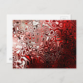 原形質抽象芸術デジタルデザイン ポストカード (正面/裏面)