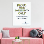 原料のみの家庭 キャンバスプリント (インサイチュ (リビング))