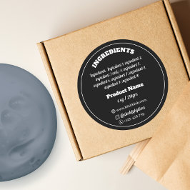 原料製品ラベル・ステッカー ラウンドシール