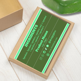 原料製品ラベル・ステッカー 長方形シール