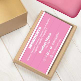 原料製品ラベル・ステッカー 長方形シール