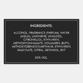 原料製品ラベル 長方形シール