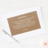 原料製品ラベル 長方形シール (封筒)